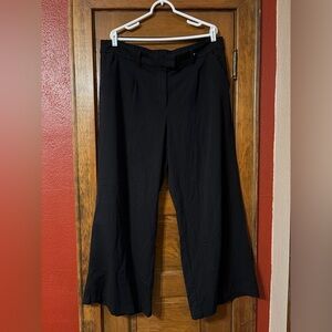 American Eagle Black Wide Leg Trouser